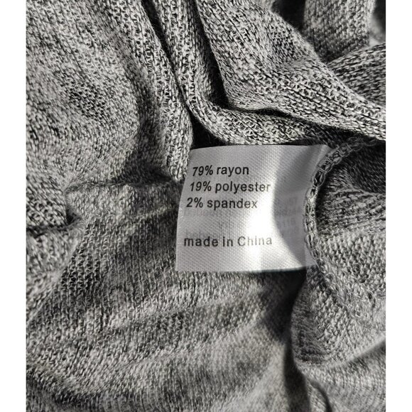 Lane Bryant Women Lightweight Sweater 22/24 Top Gray Black Polka Dot New - Picture 4 of 4